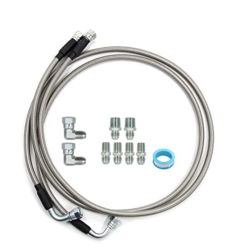 6AN 52inch Transmission Cooler Hose Line Kit - style: 700R4/ TH350/ TH400/ NP-700RTL