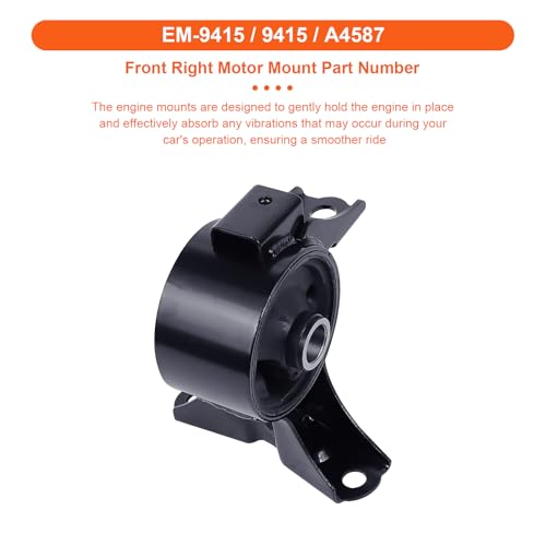 Engine Motor Mount Compatible with 2009 2010 2011 2012 2013 2014 2015 Honda Pilot 3.5L-V6 FWD (Front Wheel Drive) - size: Pilot 3.5L 09-15