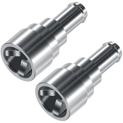 800-409HP Coolant Connector HVAC Heater Hose Connector, 3/4In Tube x 5/8In Hose, Stainless Steel, Fit for Chevy GMC Ford Silverado Sierra Yukon Escalade, Replace 15792820, 800409, 15151875, 2 Packs