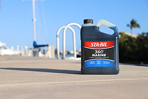 STA-BIL 360 Marine Fuel System Treatment, 1 Gallon - size: 1 Gallon