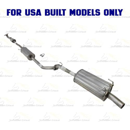 Exhaust Rear Catalytic w/Resonator & Muffler Kit Compatible with Honda CR-V 2010-2011 2.4L | EPA-Approved | Stainless Steel | Northeastern Exhaust | Includes Gaskets, Clamp and Bolt Kit