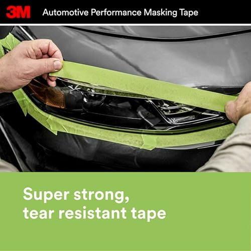 3M Automotive Performance Masking Tape , 36 mm x 32 m, 6/case - size: 36 mm x 32 m