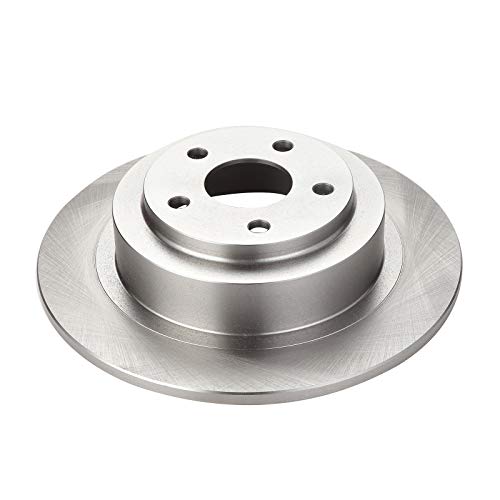 TRQ Front and Rear Brake Pad and Rotor Set Ceramic Vented Rotors - style: BKA11609