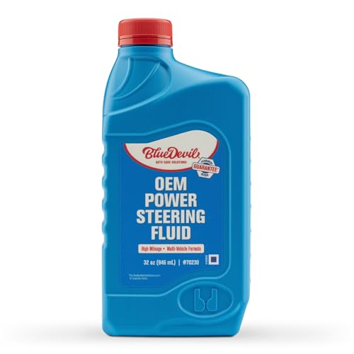 BlueDevil Products Power Steering Fluid - 1 Quart (Pack of 6) - size: 6 Pack, style: 6 Pack