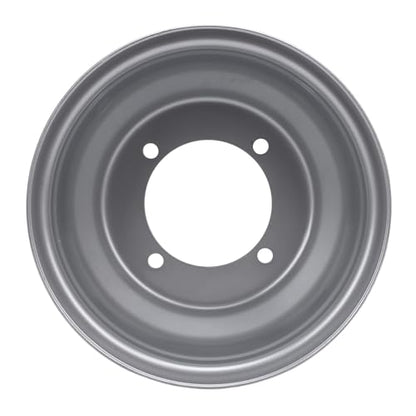 8 Inch ATV Wheel Rim, 4 Lug Design Aluminum Alloy Off Road Wheel for Go Karts, Black 78mm Hole Distance ATV Parts - size: Four Hole (Hole Spacing: 110mm / 4.33in)