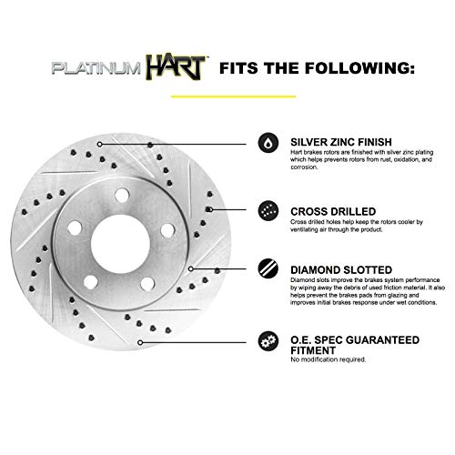 Hart Brakes Brake Kit Fits 2010-2017 Chevrolet Equinox