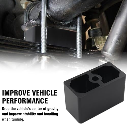 3 Inch Universal Billet Aluminum Leaf Spring Lowering Block Kit - size: 3 Inch