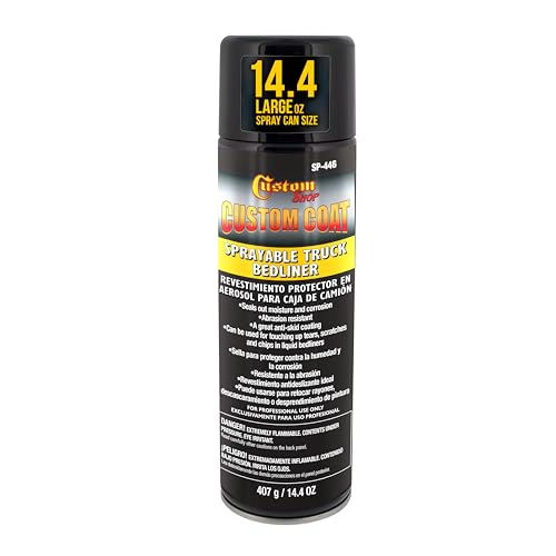 Custom Shop Sprayable Bedliner for Truck Beds & Touch-Up, 14.4oz