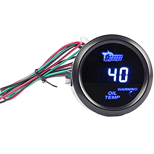 ESUPPORT Car 2" 52mm Digital Oil Temp Gauge Temperature Meter Kit - color: Oil Temp Gauge