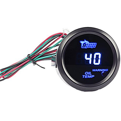 ESUPPORT Car 2" 52mm Digital Oil Temp Gauge Temperature Meter Kit - color: Oil Temp Gauge