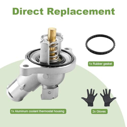 902-2125 Coolant Thermostat Housing Compatible with Cadillac ATS CT6 CTS - size: 902-2125
