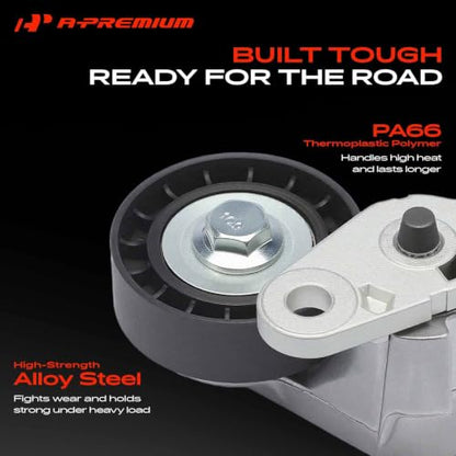 A-Premium A/C Drive Belt Tensioner Assembly with Pulley - style: #38159