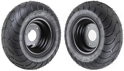 2pcs 13x5.00-6 Tire and Wheel Rim Assembly 13x5-6 Lawn Mower Tire 3 Lug Rim 6" Go Kart Wheels Road Tire Tubeless for ATV Quad Buggy 4 Wheeler Scooter Mini Bike Garden Tractor Snow Blower