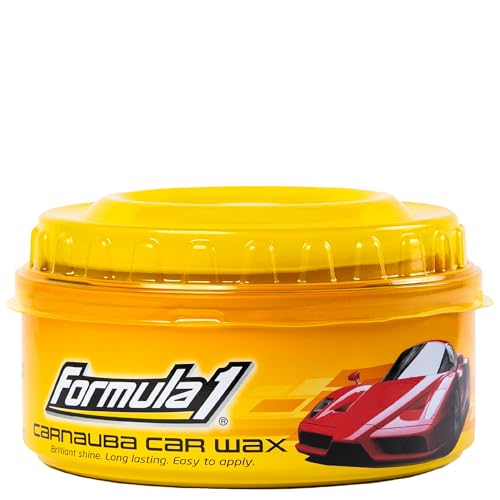 Formula 1 Carnauba Car Wax Paste, High Gloss Shine & Water Beading, 12oz - size: 12 Fl Oz (Pack of 1)