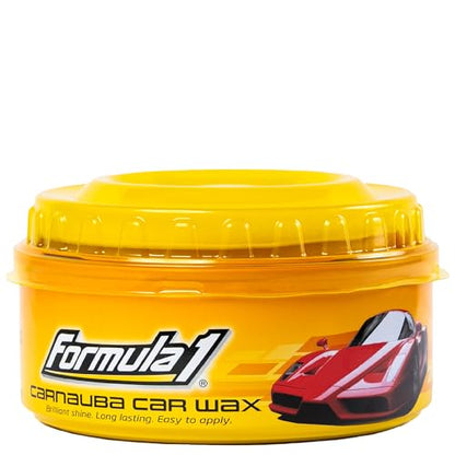 Formula 1 Carnauba Car Wax Paste, High Gloss Shine & Water Beading, 12oz - size: 12 Fl Oz (Pack of 1)