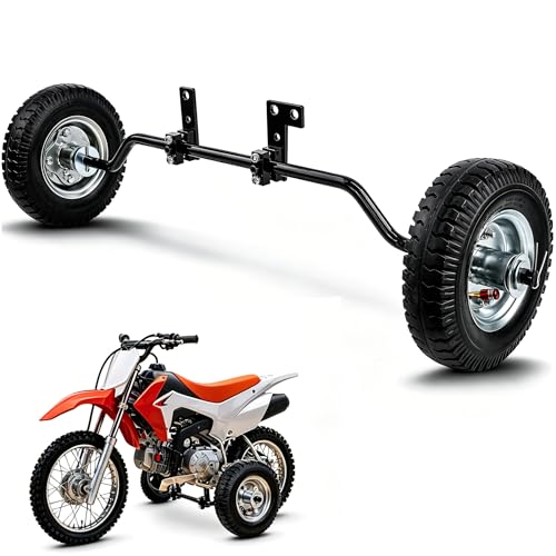 Dirt Bike Training Wheels for PW50, MX125 & CRF50 | Universal Fit 50cc 49cc Kids Dirt Bikes | Compatible with yamaha PW50/TTR50, razor MX125/MX350/MX400, honda CRF50 | Easy Install & 10-Year Warranty - style: Training Wheels