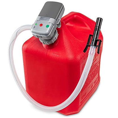 Deway Fuel Transfer Pump WAYPUMP09,AA Battery, Auto Stop, 2.4 GPM, 35" Hose - style: Auto Stop Nozzle w/ 39" Plastic Hose