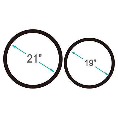 KETABAO Dirt Bike Rim Tape W02 Decal Stickers Stripes 21 19 inch Compatible with RM250 RMZ 250 450 RM-Z250 (Red) - color: Red