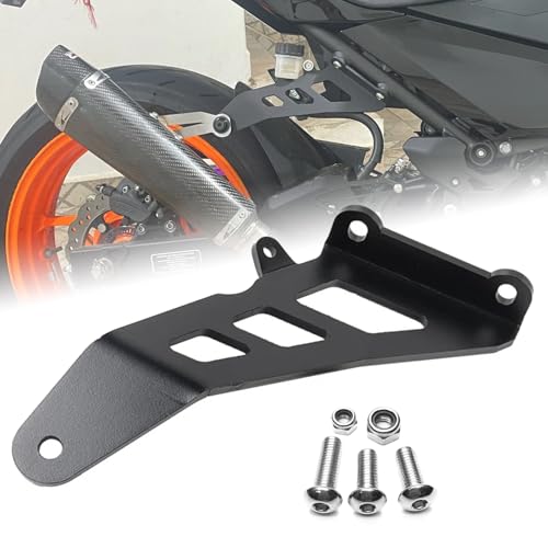 Motorcycle Exhaust Hanger Bracket Compatible with Ninja 400 Ninja400 Z400 2018-2024 2025 2026 Ninja 500 SE Z500 Aluminum Exhaust Pipe Muffler Pipe Support Guard Holder