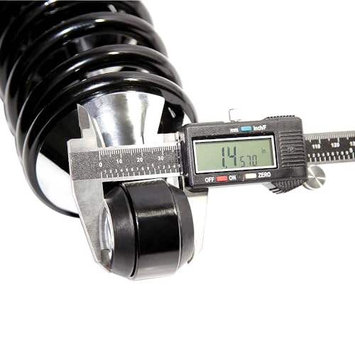 Rear Street Rod Coil Over Shock Black Coated Spring (Spring Rate 200Pound) - size: Spring Rate 200Pound