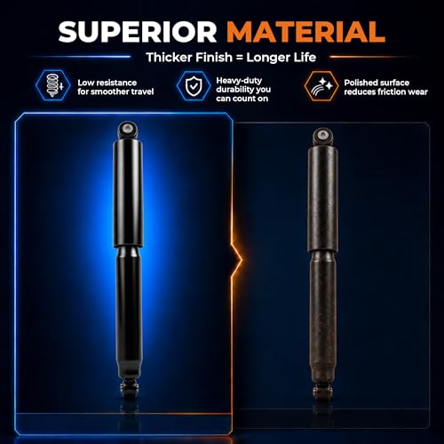 ‎KUIPERAUTO 4PCS Front & Rear Struts Assembly 344398 344385 Compatible with Dodge Ram 1500(2WD) 2002-2008 Shock Absorbers Coil Spring Assembly Replacement - size: 2x Front + 2x Rear, style: 2002-2008 RWD