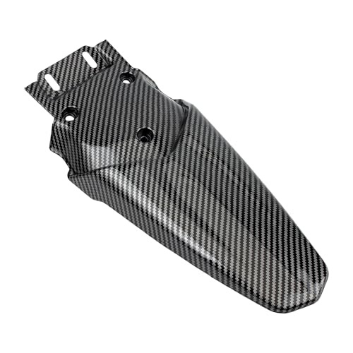 Ebike Front Rear Fender Set Mudguard Fender Protector - color: License Plate Fender Kit, size: Carbon Fiber