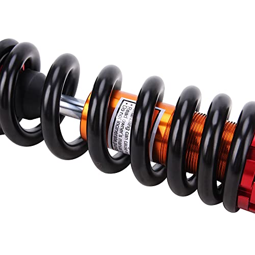 OUMURS 285mm 11.2" Universal Motorcycle Rear Shock Absorber Suspension Adjustable 980lbs Spring Fit for Dirt Bike Pit Dirt Bike Fit for Honda Yamaha Apollo Stomp WPB Bucci Orion M2R - size: 285mm