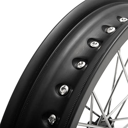 TOFR 14"x2.15" CNC Front Wheel Rim Hub for Surron Sur-Ron Light Bee X LBX - color: Black, size: 14" Front
