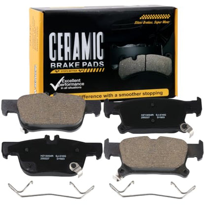 D1923 Rear Ceramic Brake Pads Kit Fit For Buick Envision 2016-2020 - size: HZ1923