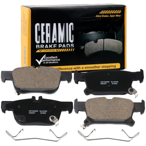 D1923 Rear Ceramic Brake Pads Kit Fit For Buick Envision 2016-2020 - size: HZ1923