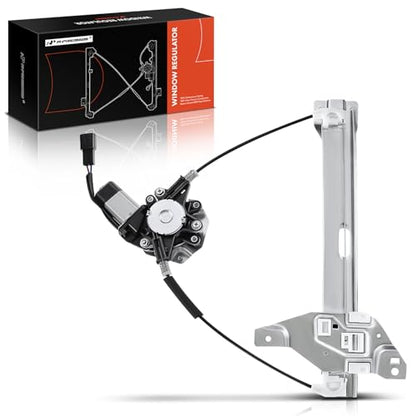 A-Premium Rear Passenger Side Power Window Regulator with Motor (2-Pin) - size: Rear Passenger Side(RH)