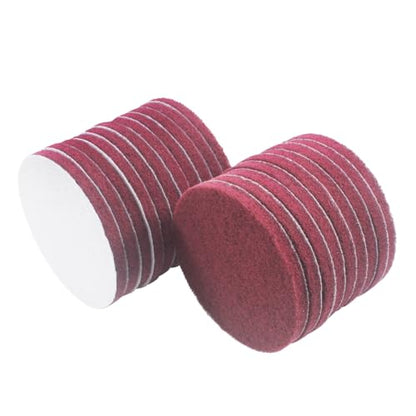 20 Pcs 5" Drill Brush Scrubber Scouring Pads (400#) - style: Red - 400#