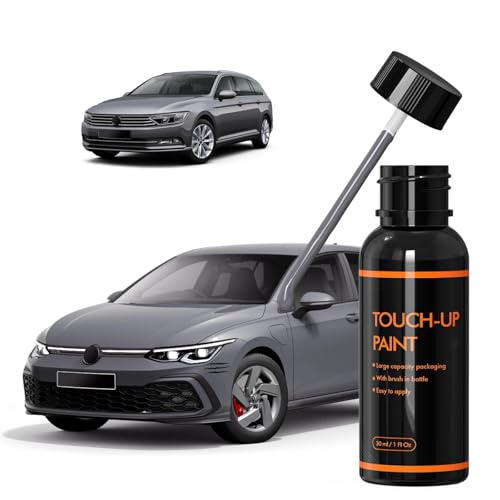 Touch Up Paint for Car Compatible with Mostly Volkswagen Models (LA7T United Gray) - color: LA7T United Gray