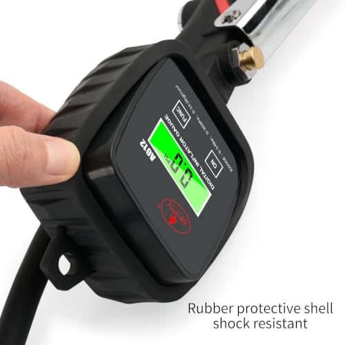 AEROPRO Tools Digital Tire Pressure Gauge with Inflator 203 PSI