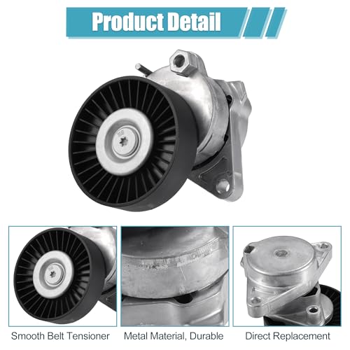 X AUTOHAUX Serpentine Belt Tensioner Pulley Assembly for Mercedes-Benz C240