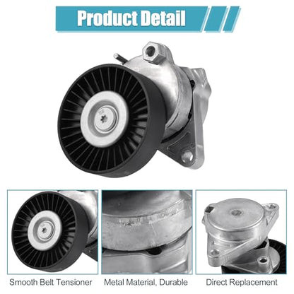 X AUTOHAUX Serpentine Belt Tensioner Pulley Assembly for Mercedes-Benz C240