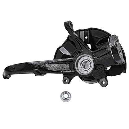 Detroit Axle - Front Steering Knuckles Hubs + Lower Forward Control Arms - size: 4CU47667/4PC