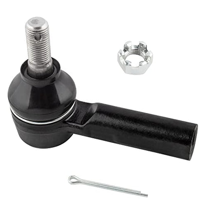 EV239 ES2382 Front Inner & Outer Tie Rod Ends for Geo Prizm 1989-1992 Toyota Corolla 1988-1991 w/Manual Steering, Pack of 4