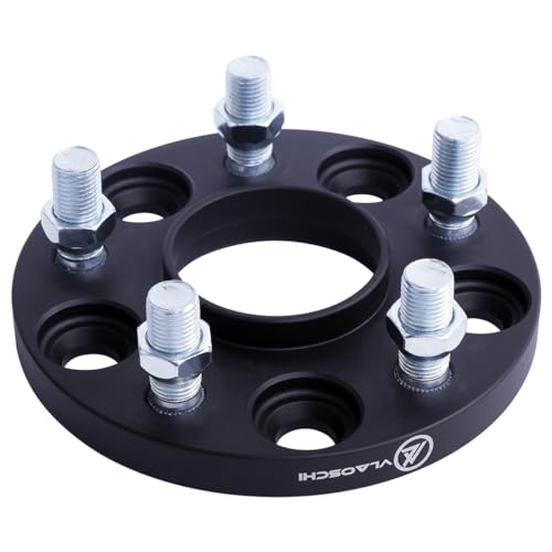 Black Forged 5x4.5 Hubcentric Wheel Spacers 20mm with 14x1.5 Studs 70.5mm Hub Bore, 5 Lug Wheel Spacer 5x114.3 Compatible with Mustang 2015-2024 | Explorer 2020-2024 - Pack of 2 - size: 20MM-Pack of 2