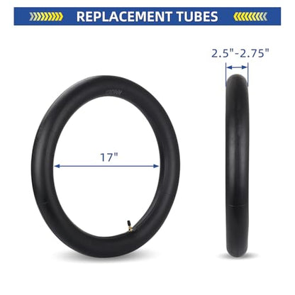 GICOOL 2.50/2.75-17" (70/100-17) Dirt Bike Inner Tubes, TR4 Valve Stem - size: 2.50/2.75-17