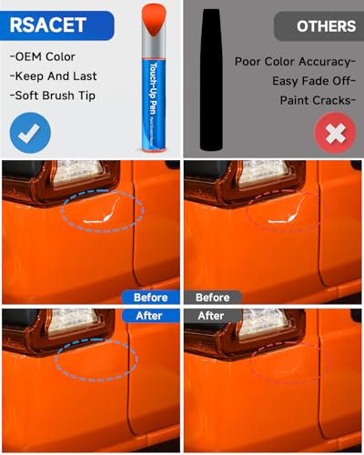 Touch Up Paint Compatible with Jeep Exact Match Touch Up Paint Car Scratch Repair (Punk'n Metallic(PE4/SE4)) - color: Punk'n Metallic(PE4/SE4)