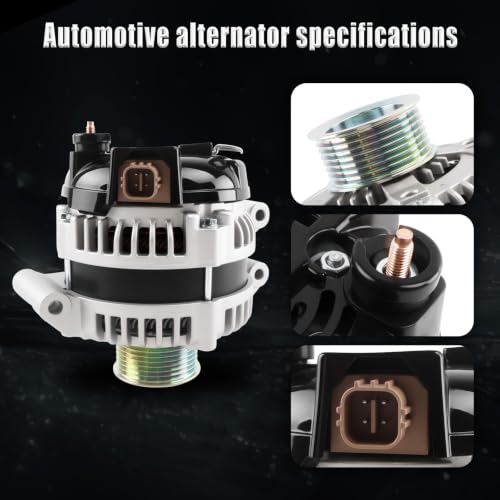 Alternator for 07-09 Honda CRV 2.4, 03-07 Accord 2.4, 04-08 TSX 2.4 13980N - size: 2003‑2007 Accord L4 2.4L