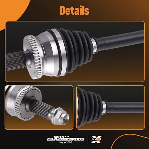 maXpeedingrods Front Right CV Axle Shaft Assembly for Hyundai Sonata - size: 66-3830