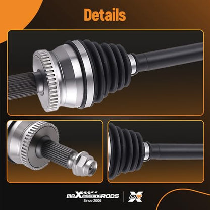 maXpeedingrods Front Right CV Axle Shaft Assembly for Hyundai Sonata - size: 66-3830