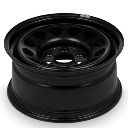 17x8 in Steel Wheel Rim 6 Lug 139.7mm 24mm Offset 78.1mm CB| Powder-Coated Black finish Fits 2015-2024 Chevy Colorado | New OEM Take Off | 84440192