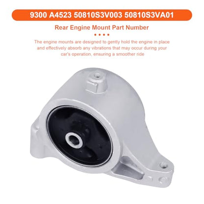 Engine Motor Mount Compatible with Acura Mdx 2003-2006 V6 3.5L,Honda Pilot 2006-2008 V6 3.5L,Replacement for A4519HY A4551 A4523 A4531 A4532 - size: Honda Pilot 06-08 V6 3.5L