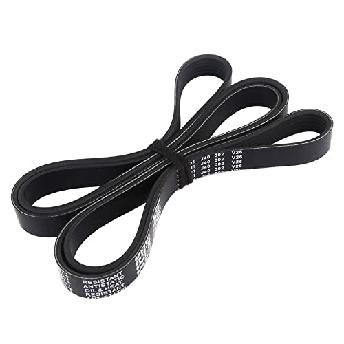 MOCA EPDM 6PK2135 Serpentine Belt Fits 04-06 for Acura MDX & 04-08 for Acura RL & 05-08 for Honda Odyssey 3.5L & for Ford F-150 05-08 5.4L & 05-06 for Mazda Tribute 3.0L 3.5L 4.6L 5.4L - size: 6PK2135