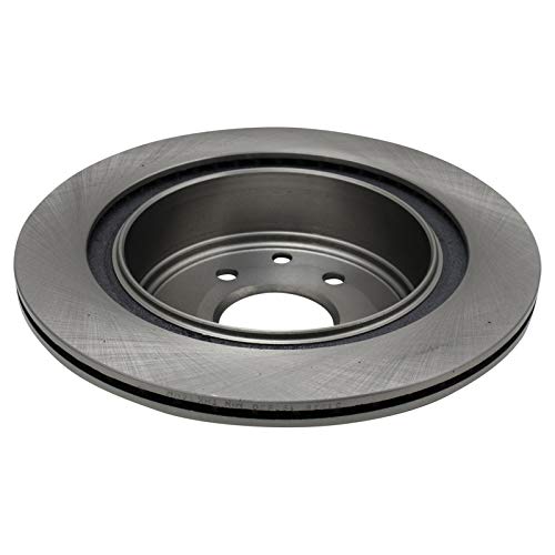 TRQ Rear Brake Pad and Rotor Set Ceramic Solid Rotors - style: BKA10689