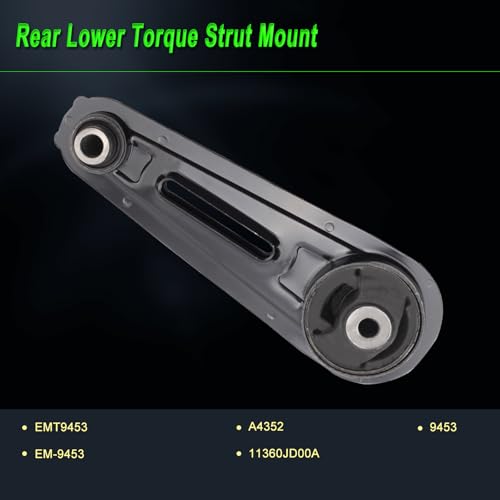 Engine Motor Mount Compatible with Nissan 08-13 Rogue 2.5L L4 AWD - size: 2008-2013 Rogue AWD 2.5L