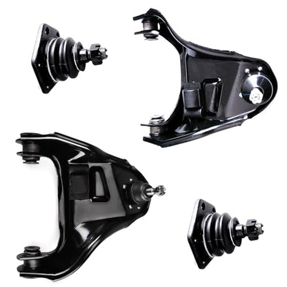 4PC Front Upper Control Arm And Ball Joint Assembly Lower Ball Joint Kit